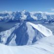 le Mont-Blanc vu des Aravis