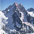 versant S de la pointe W de l'Aiguille d'Argentière